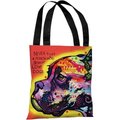 One Bella Casa One Bella Casa 72125TT18P 18 in. Profile Boxer with Text Polyester Tote Bag by Dean Russo 72125TT18P